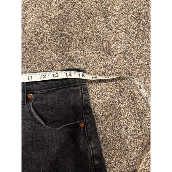 abercrombie and fitch the cutoff short high rise Black Size 28 EUC - Picture 4 of 6